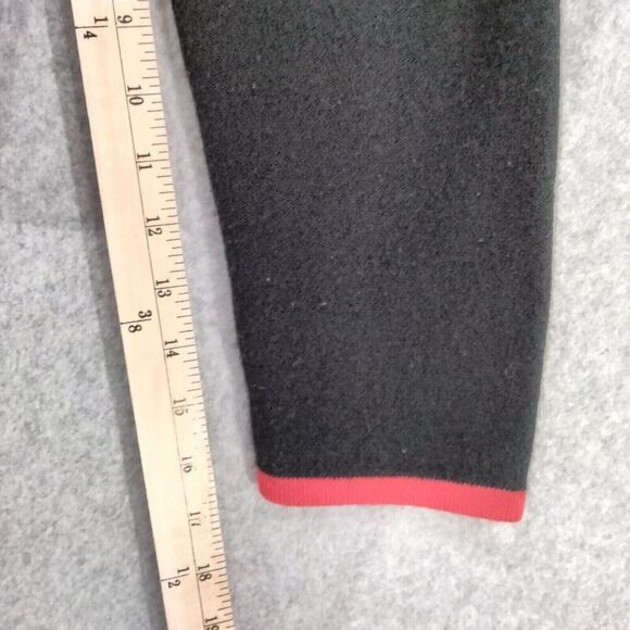 Pendleton Cardigan Sweater Wmns L 100% Wool Vintage Black Red Tassle Embroidery - Picture 5 of 11
